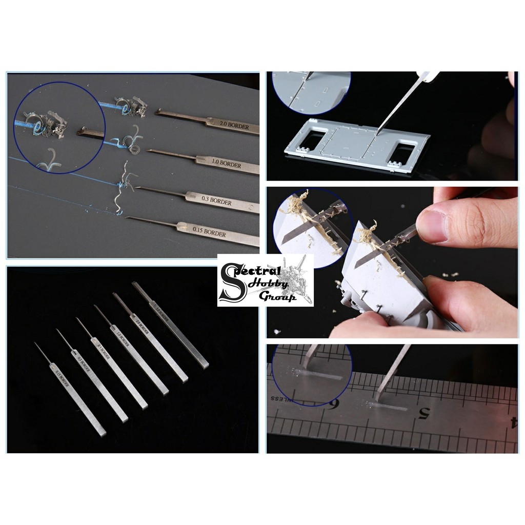 Dụng cụ Kẻ line Chisel Pushing Knife/Craft Border Tool BD0007 High Precision Scribing Tungsten Steel