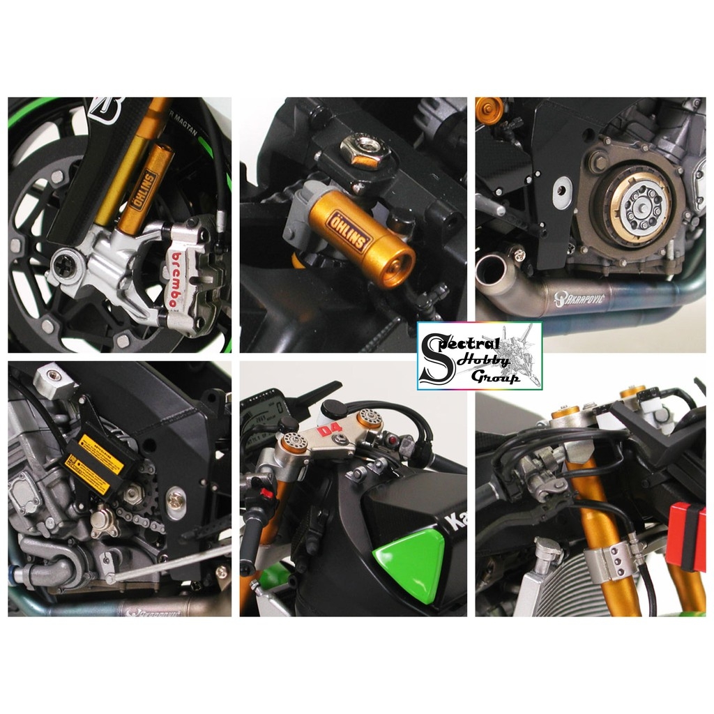 Mô hình lắp ráp Moto Tamiya 1/12 Kawasaki Ninja ZX RR Motorcycle
