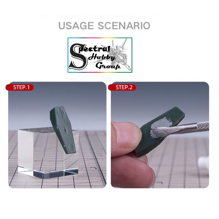 Dụng cụ Putty Hobby Mio trám sửa mô hình Filling Soil with Fine Density, High-Density, Quick-drying