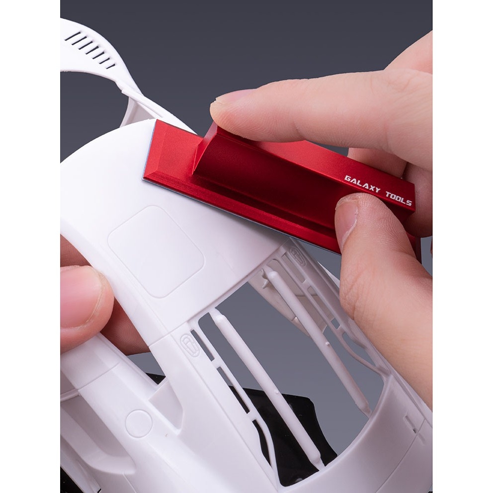 Dụng cụ mô hình kẹp chà nhám Metal Grinding Block Polishing + NHÁM Galaxy Tool hobby