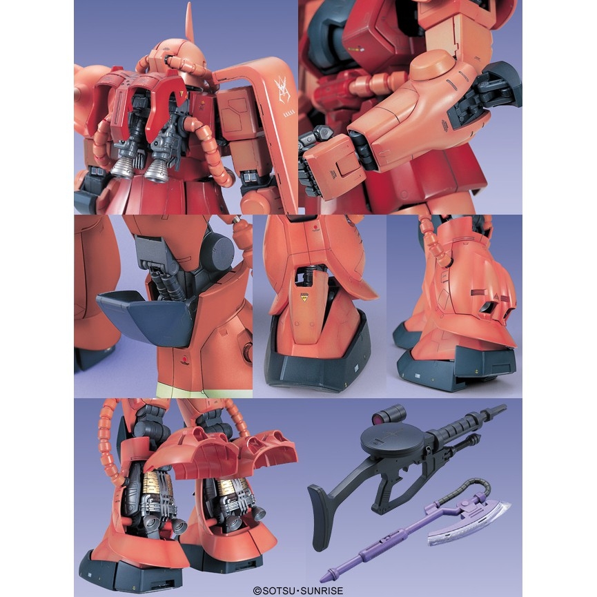 Mô hình lắp ráp PG 1/60 MS-06S Char Zaku II gundam Bandai
