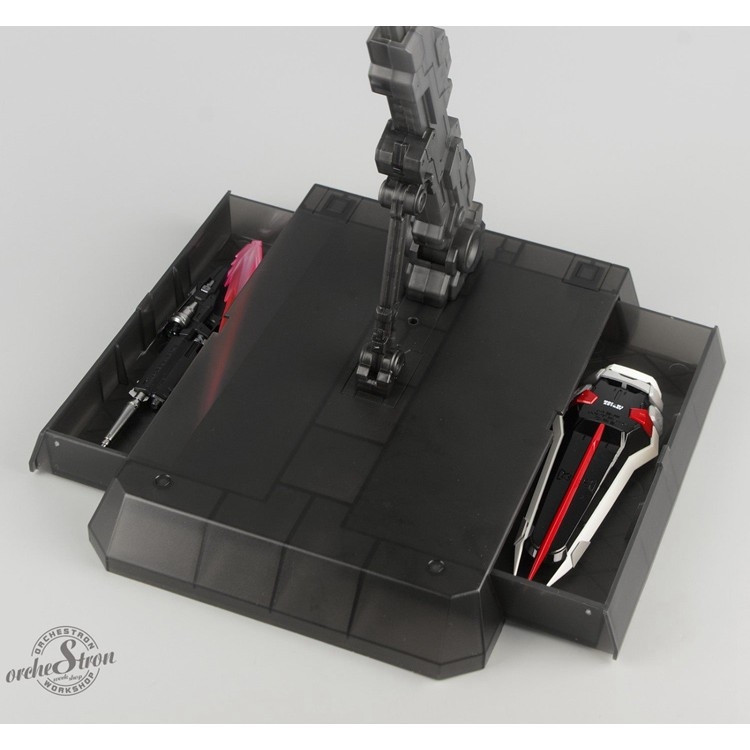 Đế giá đỡ OrcheStron Action Base 1/100 ver MB Storage cho MG HG RG SD GUNAM các loại (kèm decal)
