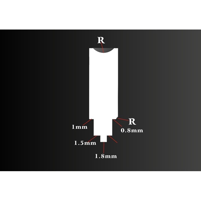 Dụng cụ mô hình Double head scraper chisel đa năng BD0054 BD0056 Border tools hobby