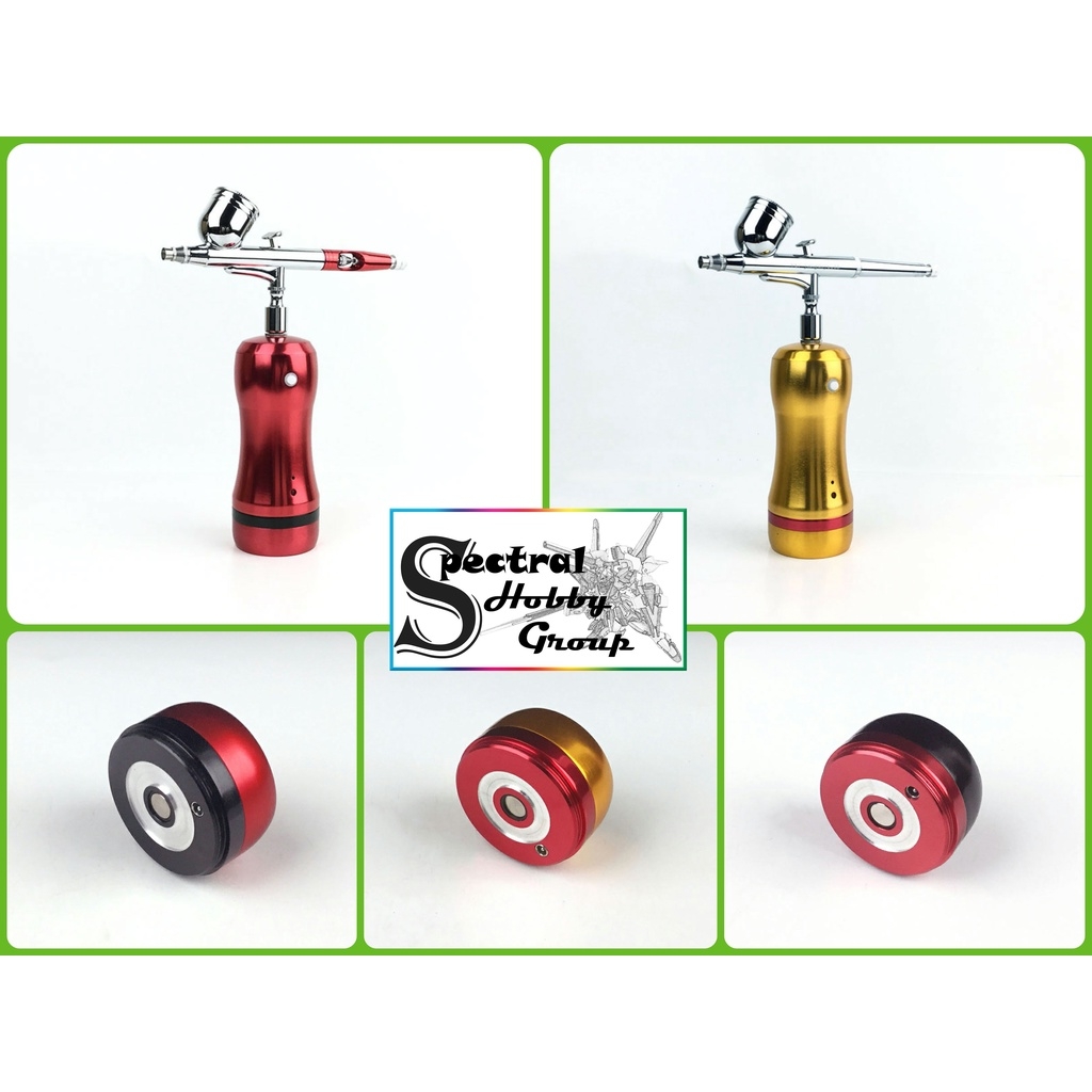 Máy nén khí máy sơn mô hình mini Portable Charging Air Pump HB08 rechargeable battery