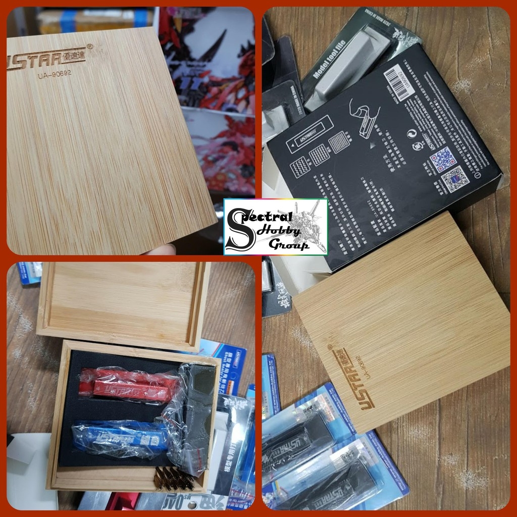 Dụng cụ USTAR nhám dũa mịn mô hình polishing file block coarse Extremely fine - Tool hobby