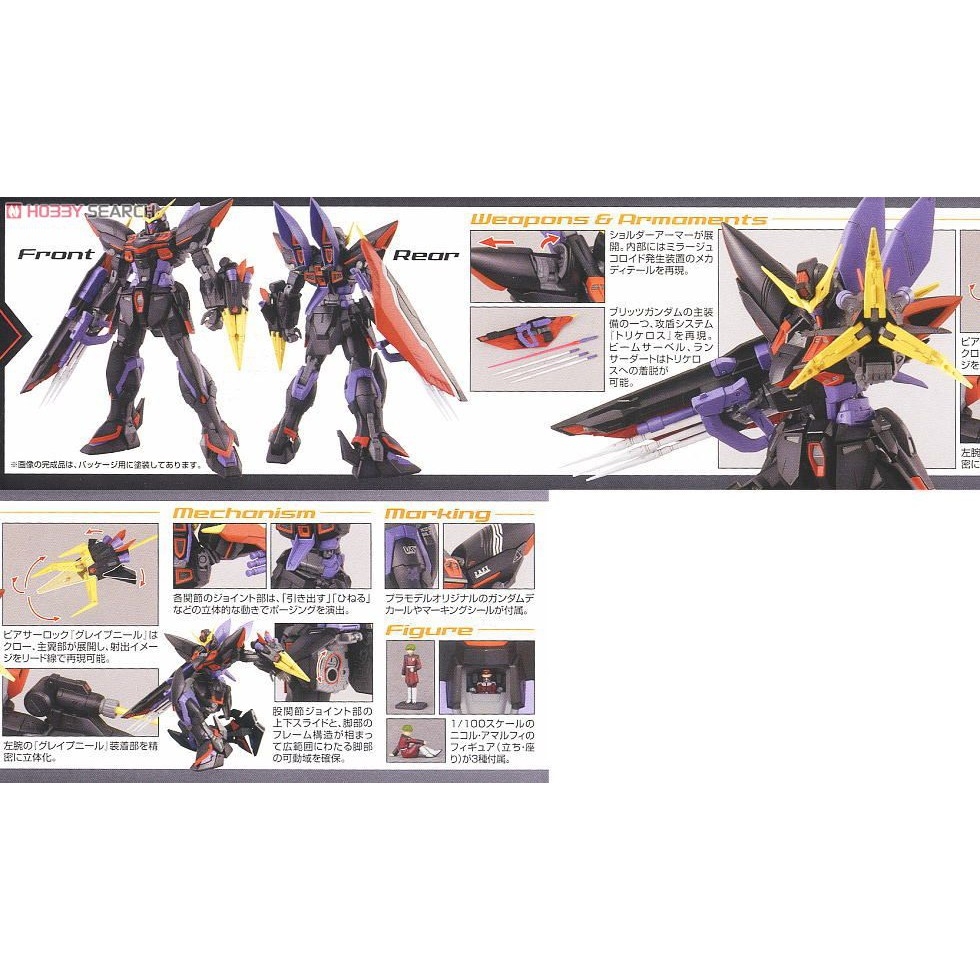 Mô hình lắp ráp MG 1/100 Blitz Gundam GAT-X207 Bandai