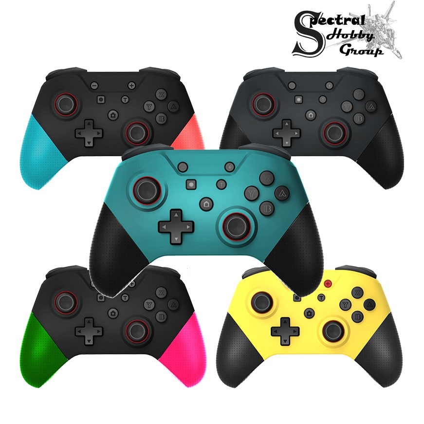 Tay cầm chơi game không dây SP5246 Pro controller wireless NFC 3D Joysticks wake up Bluetooth NS Switch PC steam