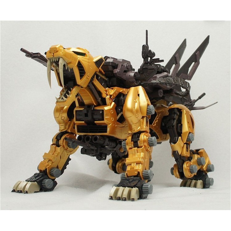 Mô hình lắp ghép Zoid 1/72 Saber Tiger Gold, HMM019 BT Model