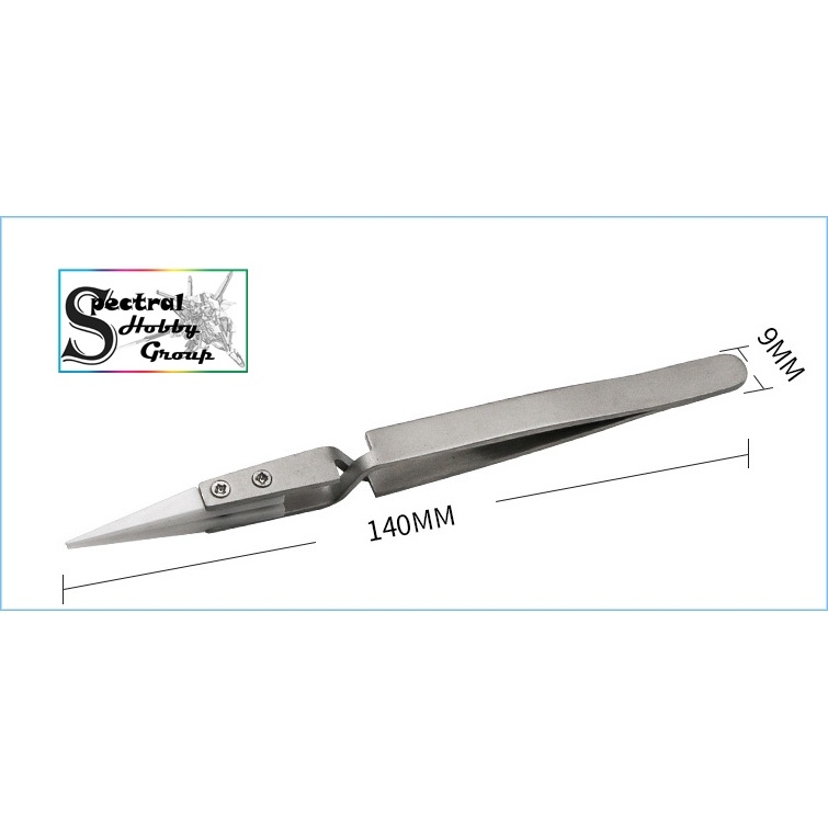 Dụng cụ nhíp cho mô hình / nhịp ngược đầu sứ Ceramic head reverse pointed