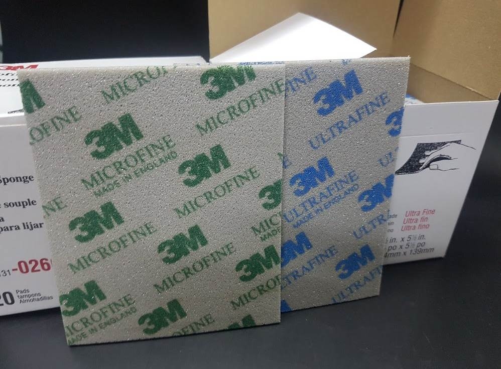 Nhám xốp 3M chà nhám đánh bóng Soft sanding sponge 114*139*5mm