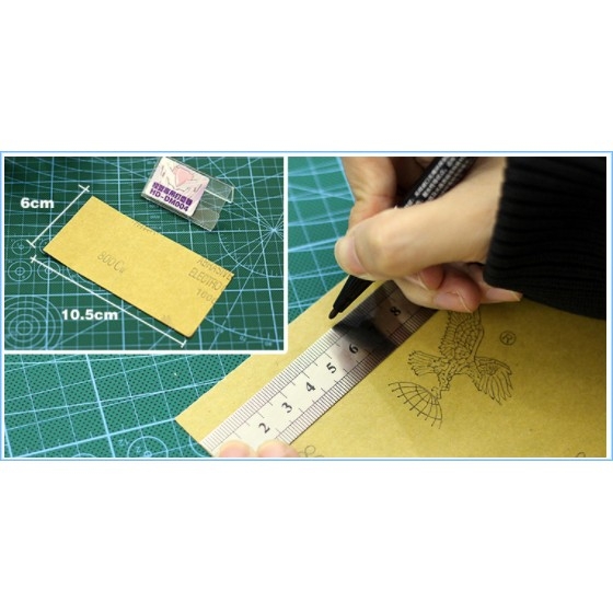 Dụng cụ nhựa mica kẹp nhám mô hình sandpaper sander tool hobby