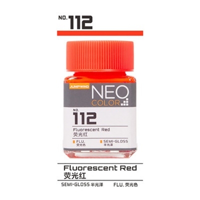 Sơn mô hình Jumpwind color màu huynh quang phát sáng với led UV No. 111-118 Fluorescent lacquer paint