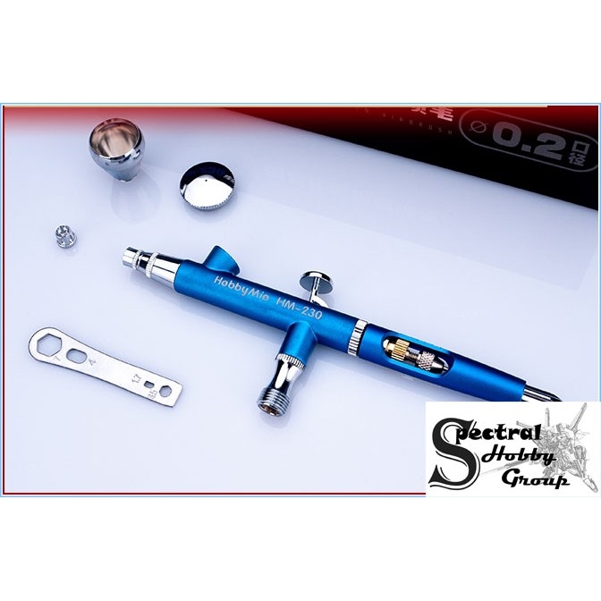 Bút sơn mô hình HOBBY MIO Airbrush HM230 0.2mm HM231 0.3mm tool
