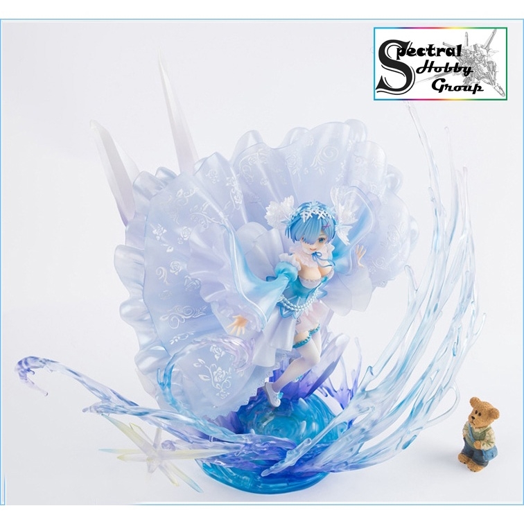 Mô hình tĩnh Figure 1/7 Crystal REM Re:Zero with led light 36cm HIGH QUALITY - XINHAO