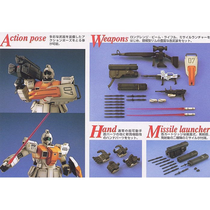 Mô hình lắp ghép MG 1/100 RGM 79 (G) GM Ground Type gundam bandai
