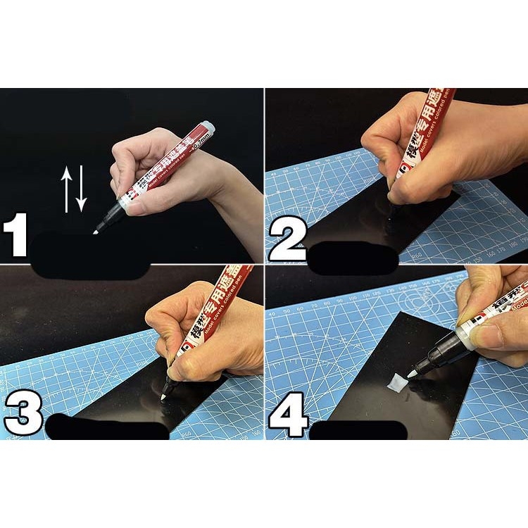 Dụng cụ mô hình - Masking lỏng dạng bút masking Covers colored pen tool hobby