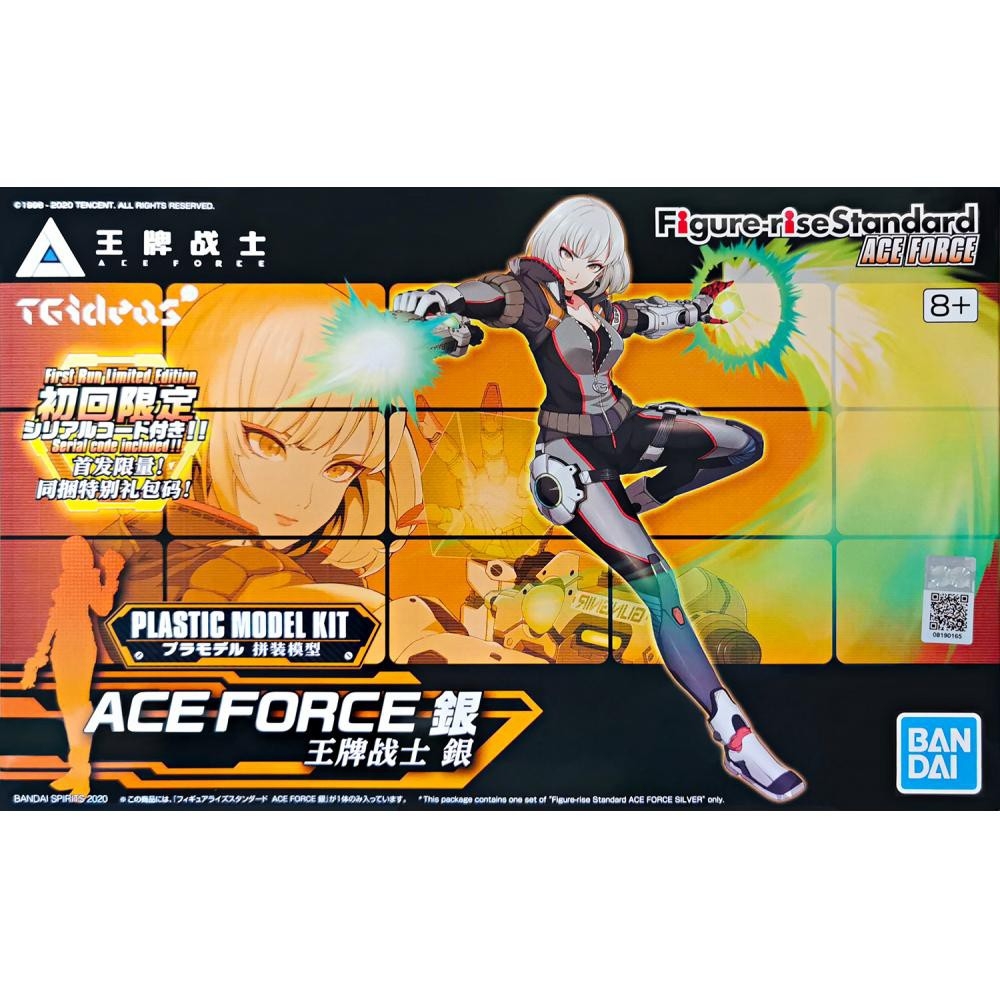 Mô hình lắp ráp Figure Rise Standard Ace Force Ikawa Sakura | Butterfly | Silver