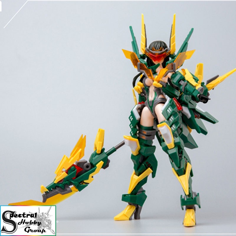 Mô hình lắp ráp Action figure MG02 Guan Yu Quan Vũ MS General PA Pretty Armor Girl
