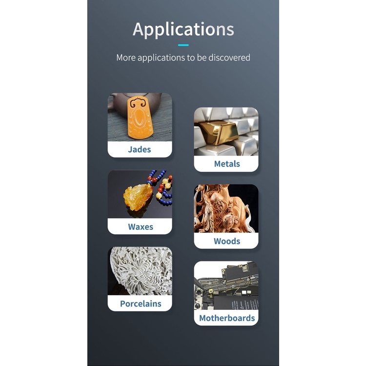 Dụng cụ SG02 máy khoan mài cắt mini cầm tay đánh bóng Smart Electric Polishing Pen grinder sander Qianli Mega-Idea