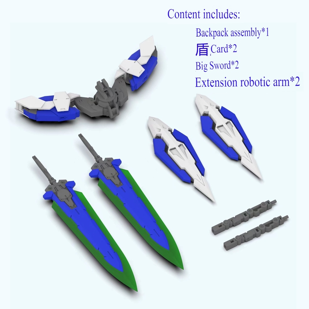 Phụ kiện mô hình lắp ráp DDB Devise weapon pack RG HG 1/144 action base gundam 00 Exia các loại