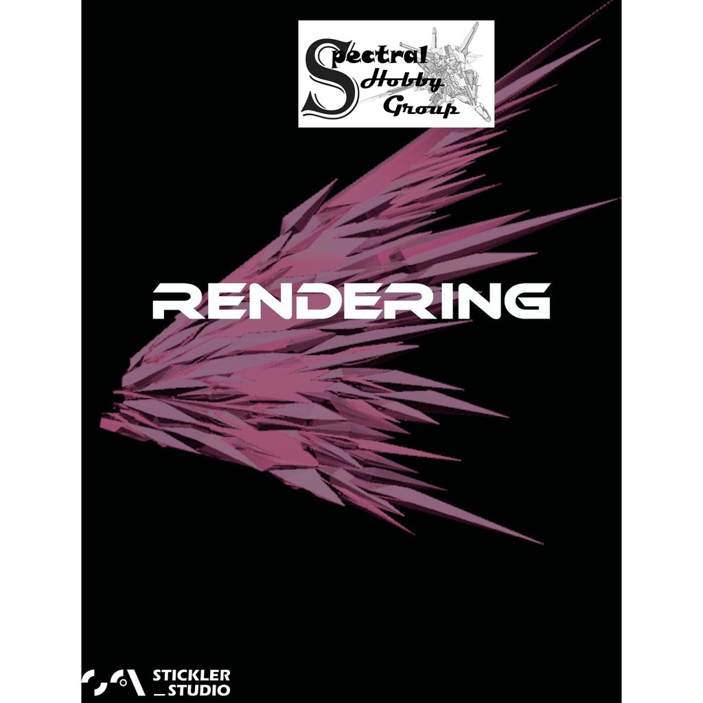 Phụ kiện nhựa hiệu ứng Effect Wing cho MG Victory gundam V2 - expansion part