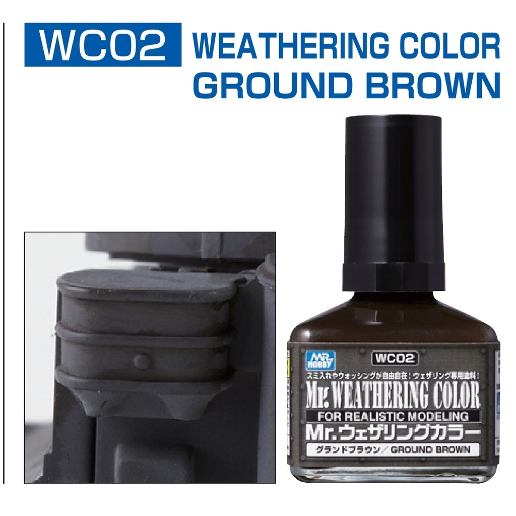 Sơn mô hình mr.hobby Dung dịch Mr Weathering Color | Panel Line - tool hobby