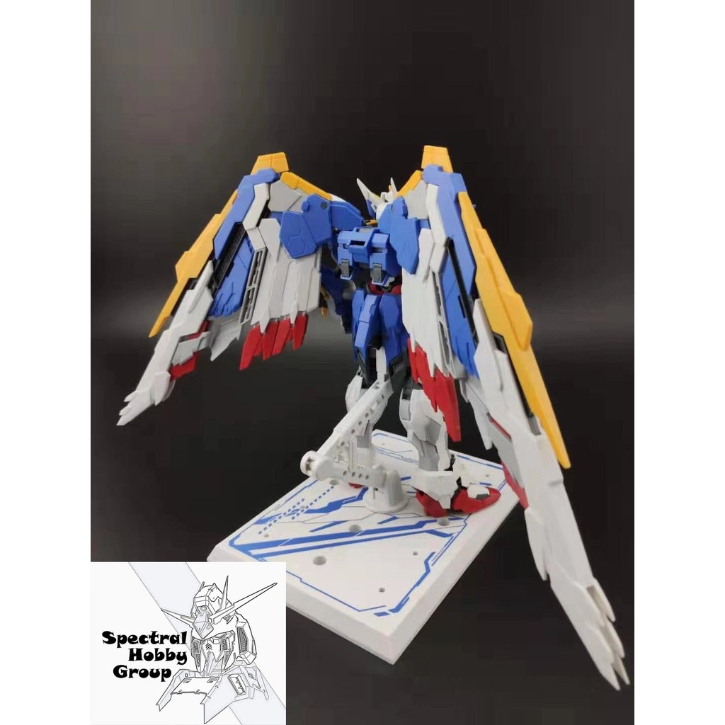 Mô hình lắp ráp MJH MG 1/100 Gundam Wing EW ver HIRM hires (kèm đế action base)