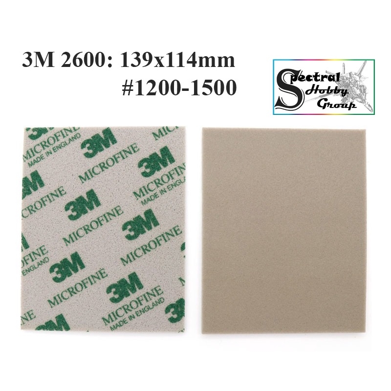 Nhám xốp 3M Hunting King chà nhám đánh bóng - Soft sanding sponge #180 - #3000 dụng cụ mô hình