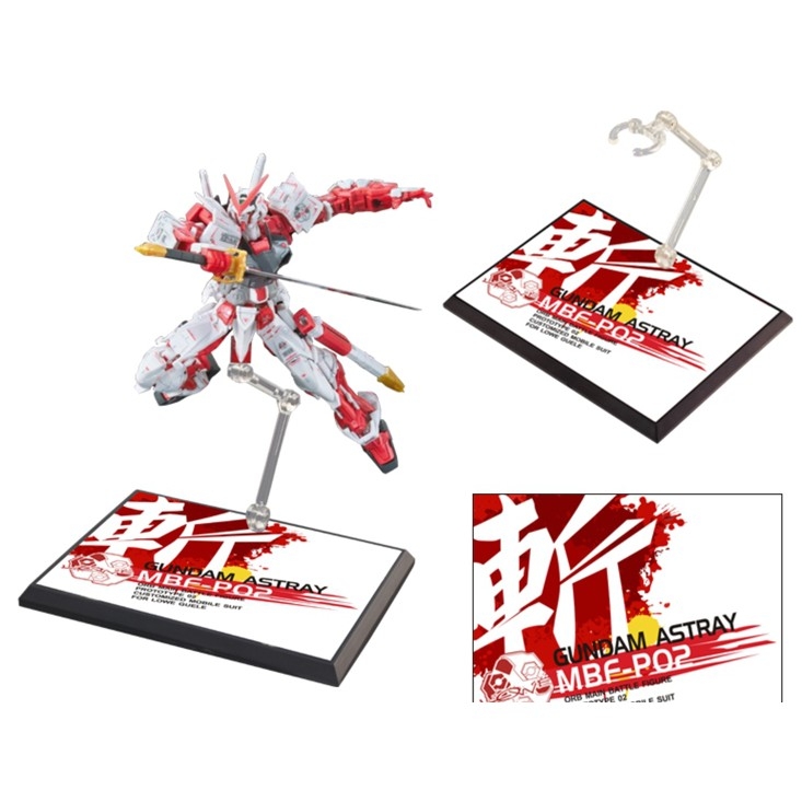Giá đế đỡ mô hình Action Base HG RG 1/144 gundam shf figure 1/12 GUNDAM LOGO mica đế nhựa XM013 các loại