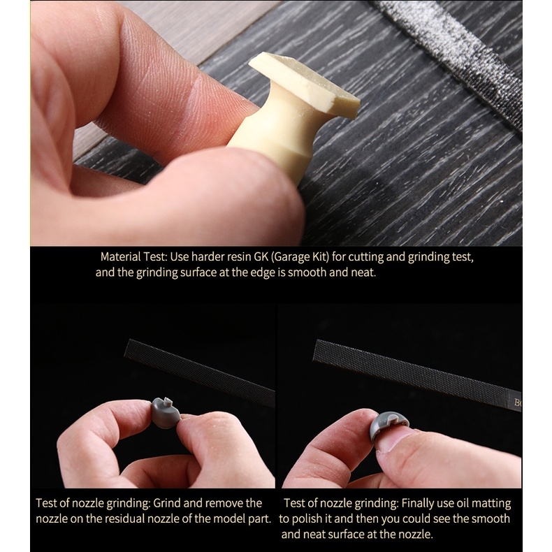 Dụng cụ dũa nhám mài mịn cho mô hình Border BD0039 Hsiang HMT model tool