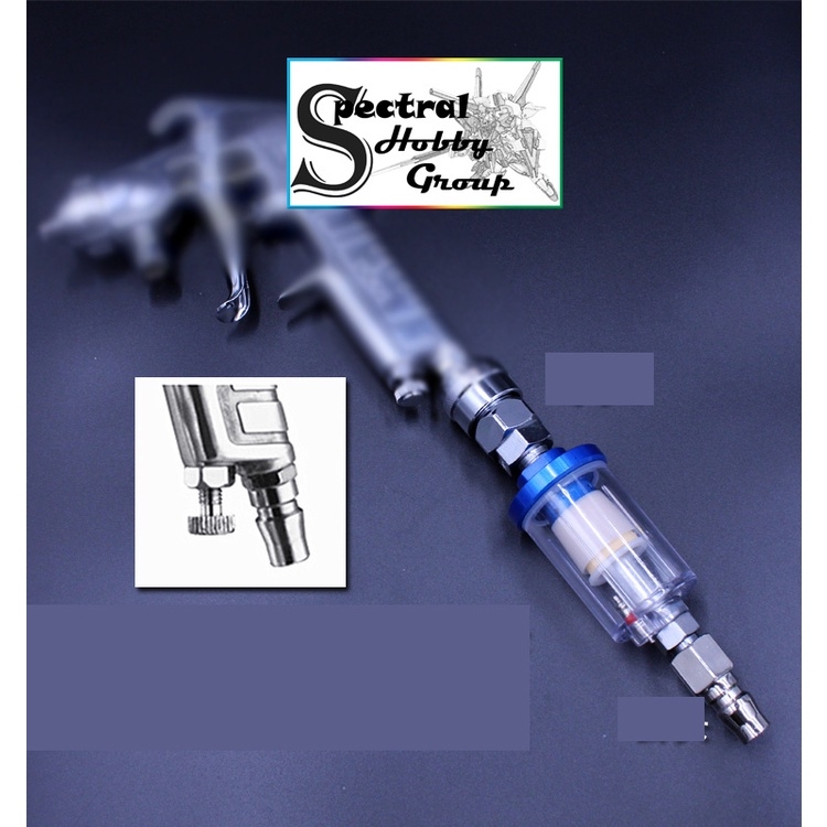 Dụng cụ lọc nước và điều áp mini size 1/4 cho bút sơn airbrush Pressurized filter water