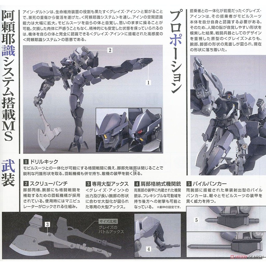 Mô hình lắp ráp HG 1/144 IBO Graze Ein Gundam Bandai