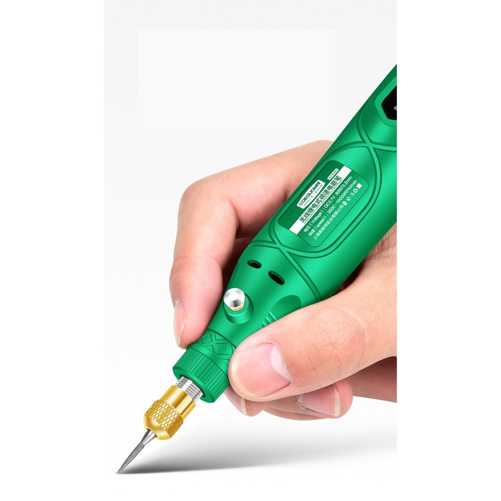 Máy khoan mài cầm tay không dây mini DEGUQMNT Rechargeable Wireless Lithium Electric Grinding MNT992805