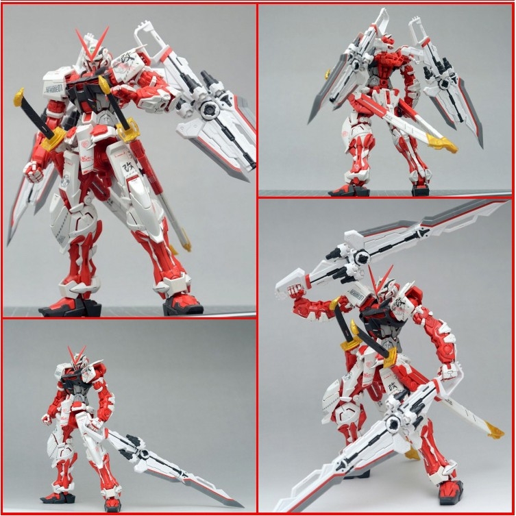 PHụ kiện mô hình MG 1/100 Weapon Unit Sword Caletvwlch honoo HJ Build Weapon Astray Red Blue (không kèm gundam)