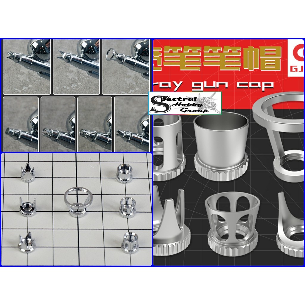 Dụng cụ Loa bút sơn Airbrush Needle Cap Hobby MIO Cormake tool