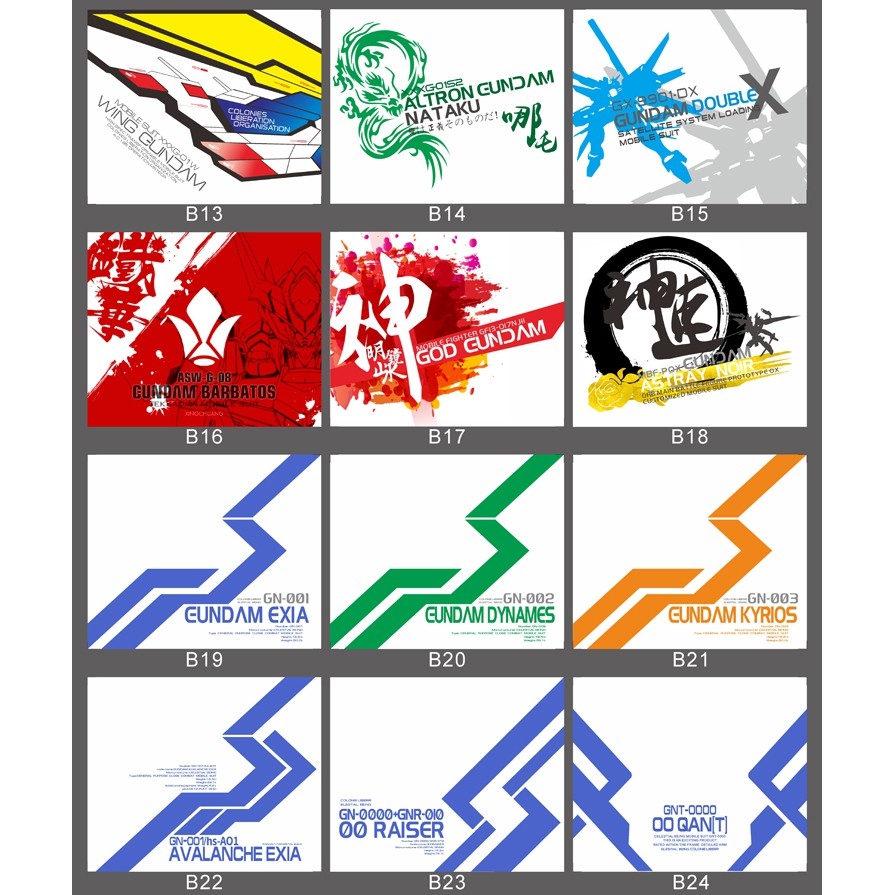 Chân đế action base mica logo Astray Red Blue Sengoku PG MG HG RG SD các loại