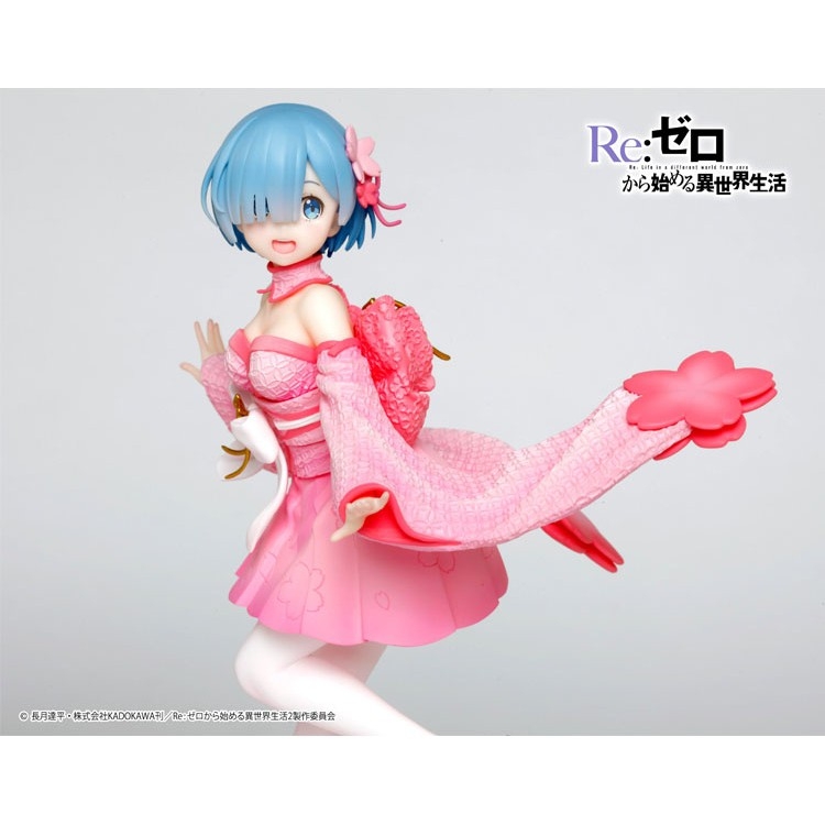 Mô hình nhân vật Anime Precious Figure Rem SAKURA Ver. Re: Zero Taito