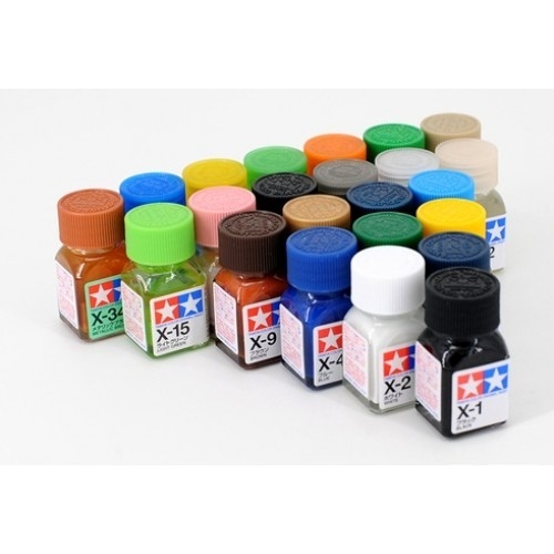 Sơn mô hình Tamiya Enamel X1-X34 paint gloss color màu bóng