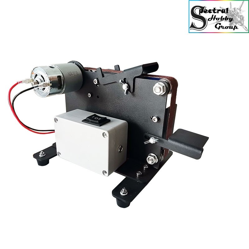 Dụng cụ máy mài dây đai khoan đa năng để bàn mini Abrasive Belt Polishing Grinding Machine Desktop