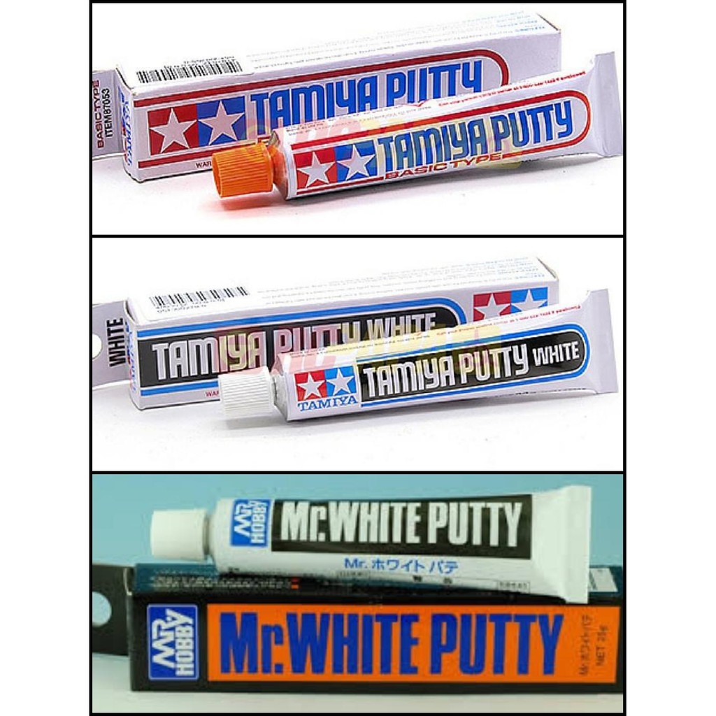Keo sửa chữa trám mô hình Putty kem / lỏng - Tamiya Mr.hobby