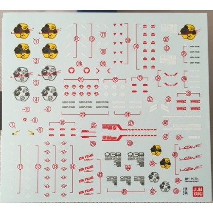 Phụ kiện lắp ráp MG 1/100 astray red frame custom kit