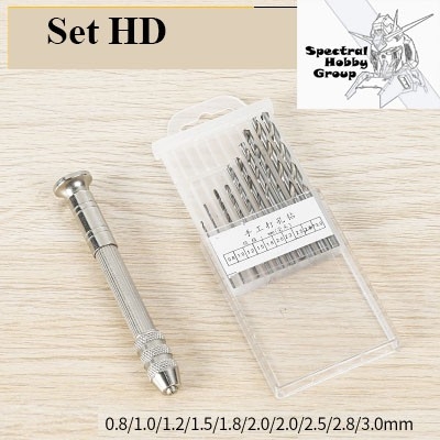 Bộ dụng cụ khoan tay HD cho mô hình mũi khoan mini 0.2-1.5-3.2mm Hand Drill