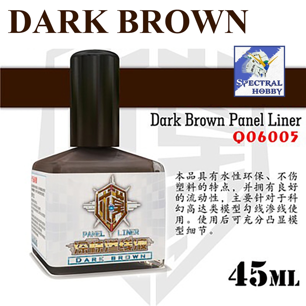 Sơn QW kẻ Panel line metallic color model Black silver gold metali red blue green cyan ...