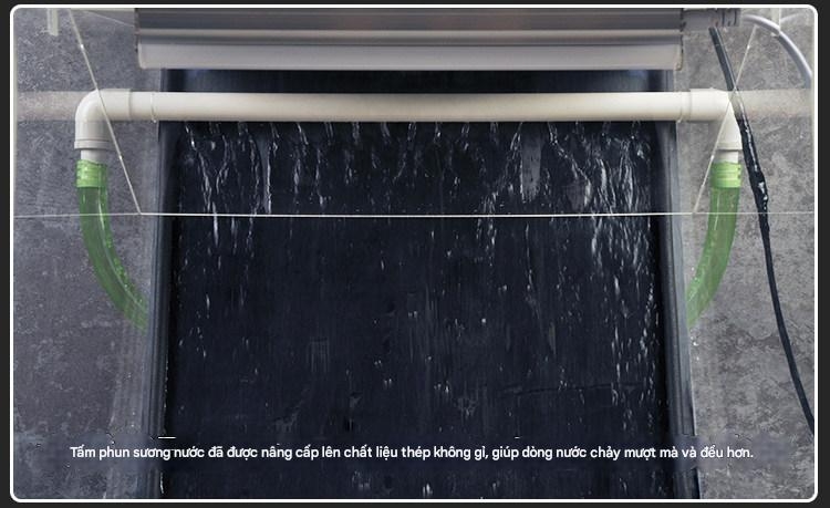 Hộp hút mùi sơn thác rèm nước 80W Water spray box CorMake