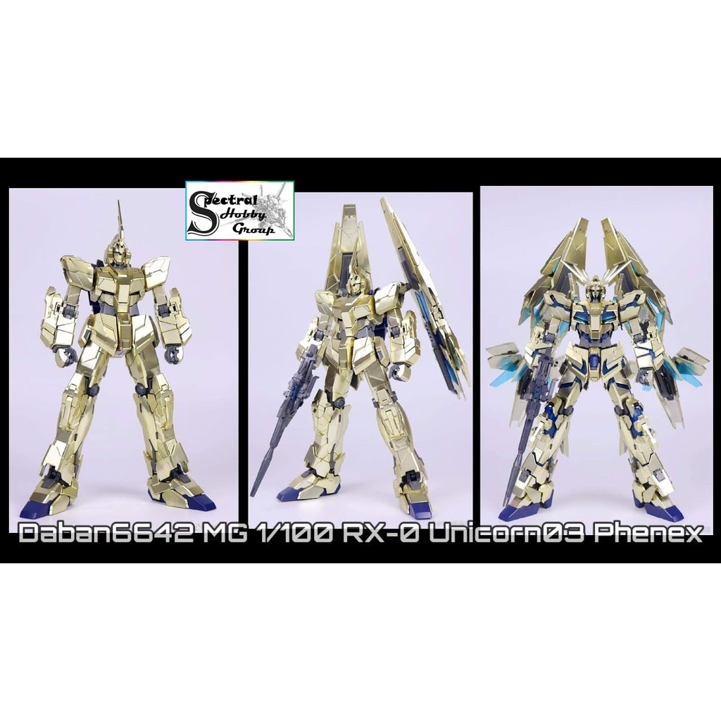Mô hình lắp ráp MG 1/100 Phenex NT Shield Tail 6642S Electroplate Coating 6642 gundam Daban