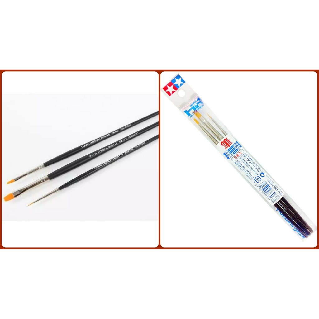 Dụng cụ mô hình Bút lông cọ vẽ pen drawbrush gundam hobby tool Tamiya các loại