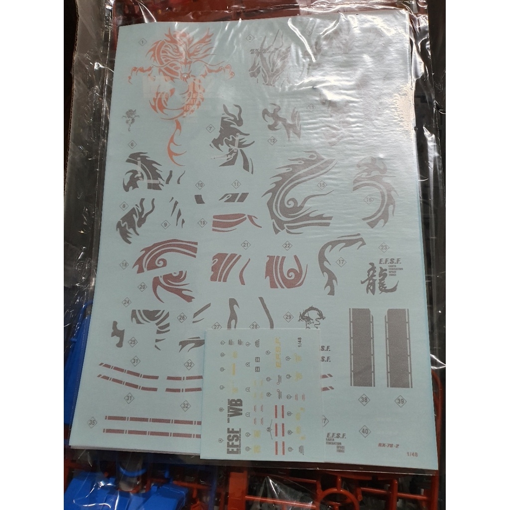 Mô hình lắp ráp 1/48 Mega size RX-78-2 RX78 Gundam Daban (kèm decal)