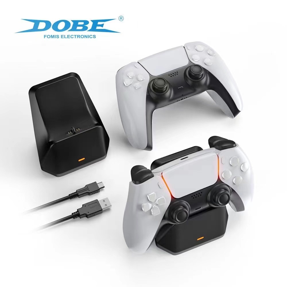 Đế giá đỡ tay cầm chơi game PS5 kèm sạc Charging Dock Fast Charge TP5-0586 Dobe