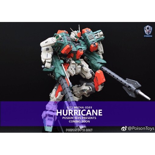 Mô hình Metal Build Metal Frame MB 1/72 Hurricane Buster Poison Toy Moshow