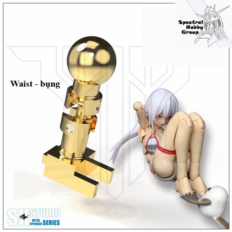 Đồ độ mô hình khớp thay thế cho Frame Arm girl (vai / hông / eo) joint connectors metal part Pretty armor PA